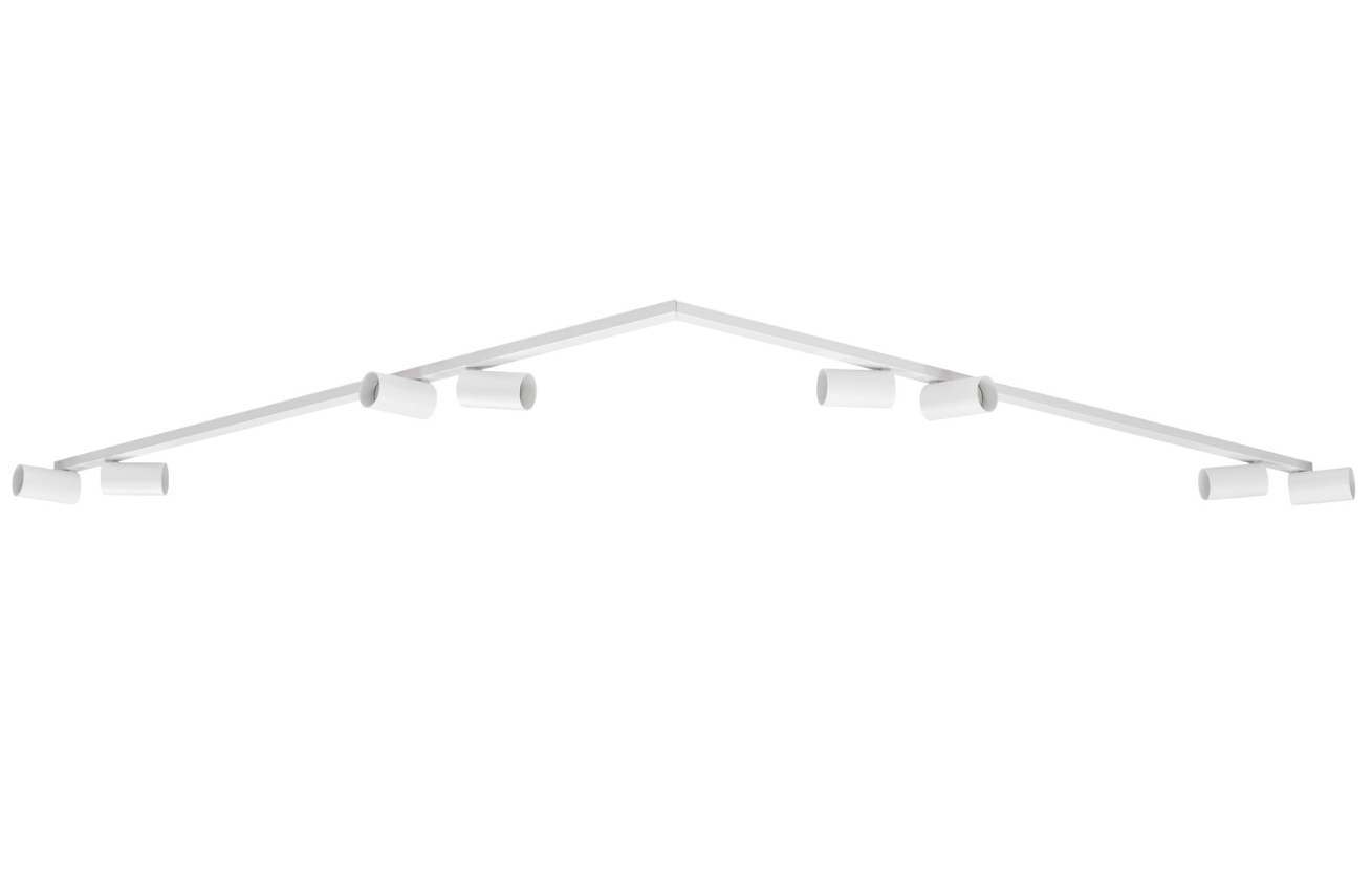 Nova Luce Bílé kovové bodové světlo Oso 150 cm