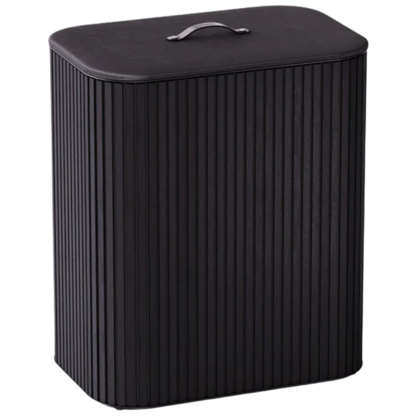 Joseph Joseph Černý koš na prádlo Tota Luxe Trio 90 l