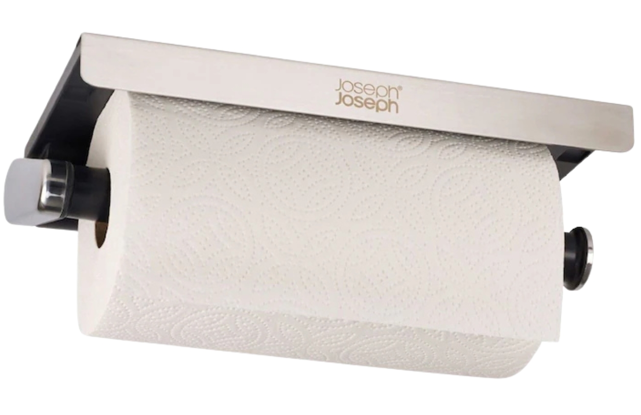 Joseph Joseph Tmavě šedý držák na roli kuchyňských utěrek RollGrip