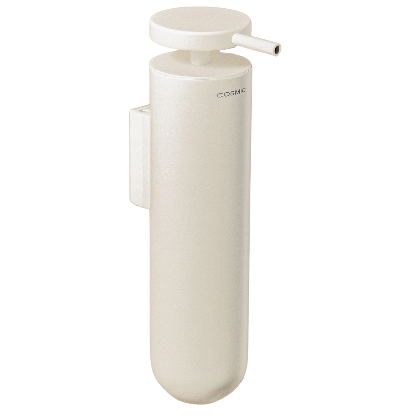 Cosmic Bílý kovový nástěnný dávkovač mýdla Geyser