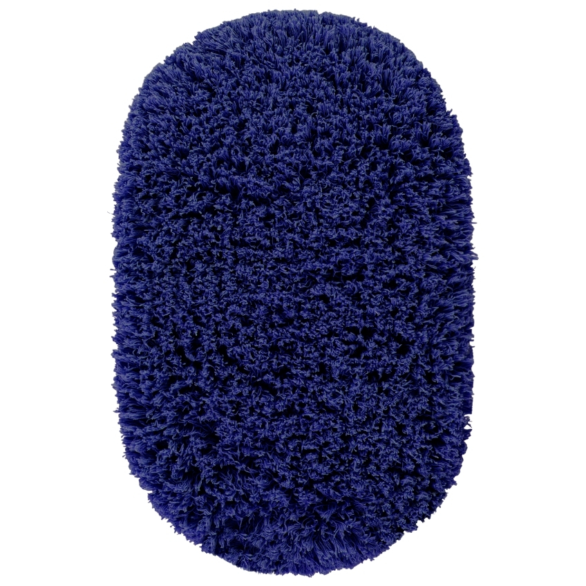 Jotex Modrá bavlněná koupelnová předložka JANE 80 x 140 cm