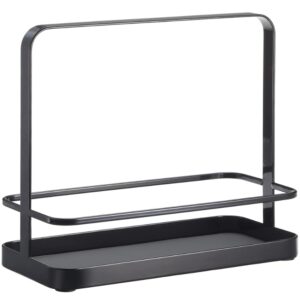 YAMAZAKI Černý kovový kuchyňský stojan Tower 21 cm