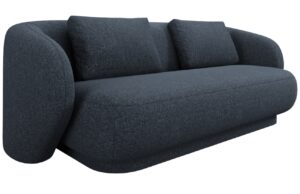 Cosmopolitan Design Modrá čalouněná dvoumístná pohovka Camden 169 cm