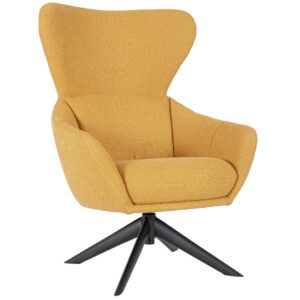 Bizzotto Hořčicově žluté otočné křeslo Hailey
