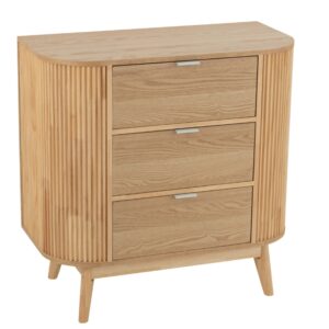 J-line Dřevěná komoda Rounded 80 x 40 cm