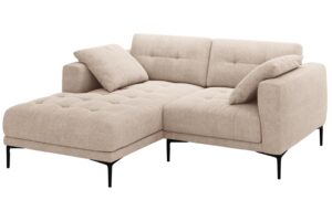 Micadoni Pískově hnědá čalouněná rohová pohovka Bemy 205 cm