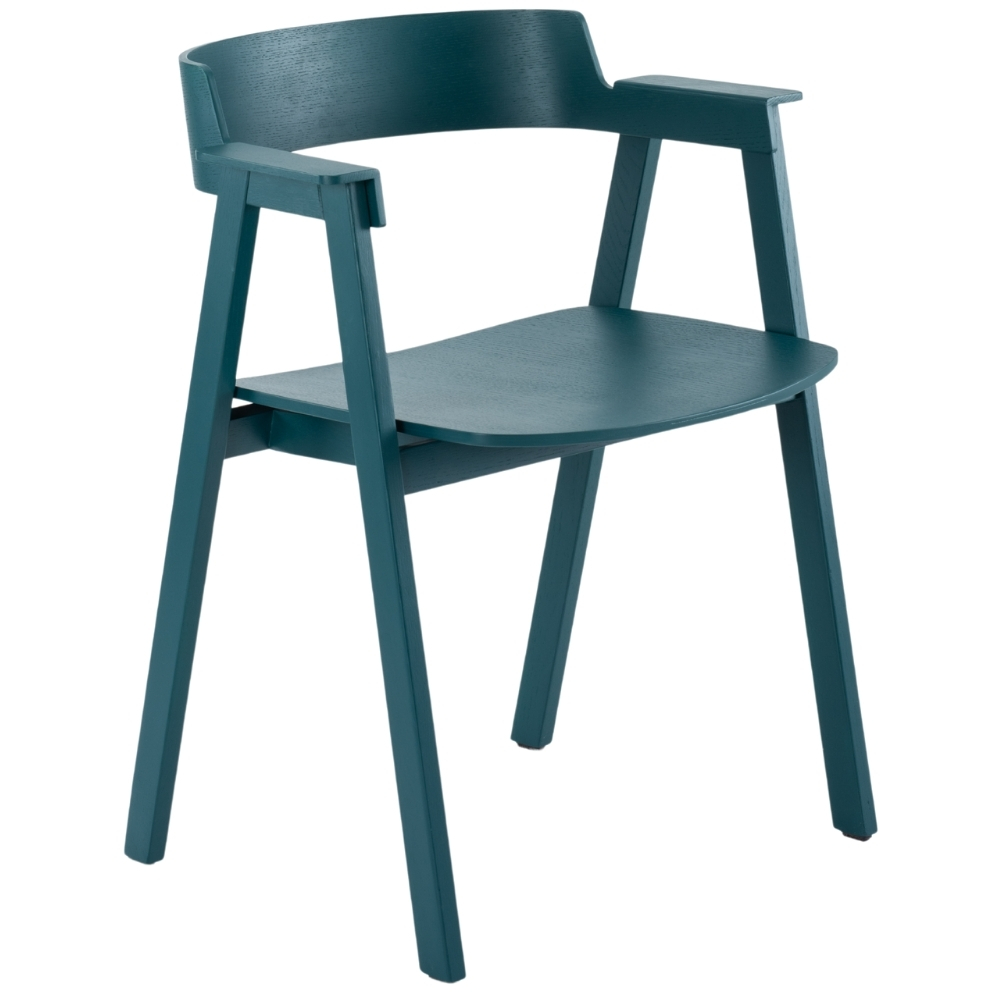 Gazzda Zelená dubová jídelní židle Flip