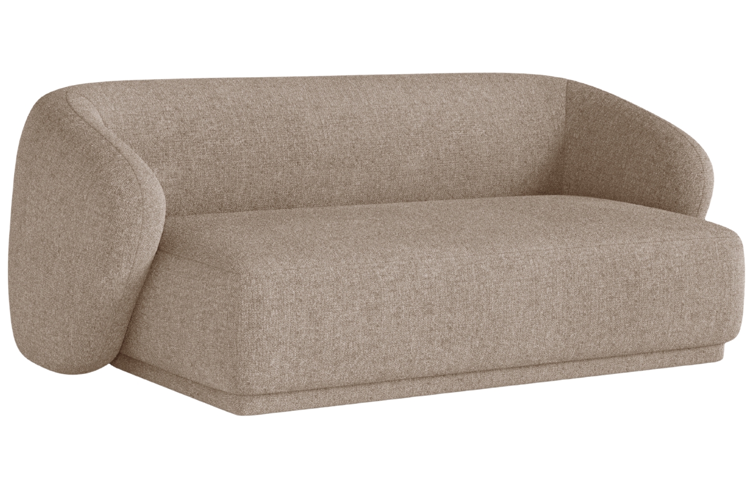 Maison Heritage Hnědá čalouněná dvoumístná pohovka Jane 180 cm