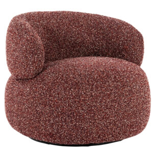 Eleonora Červené otočné křeslo Maeve