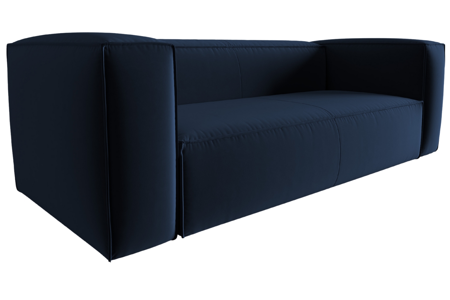 Cosmopolitan Design Královsky modrá sametová trojmístná pohovka Mackay 200 cm