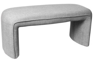 Somcasa Šedá lavice Catania 100 cm