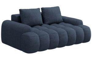 Cosmopolitan Design Tmavě modrá dvoumístná pohovka Linz 175 cm