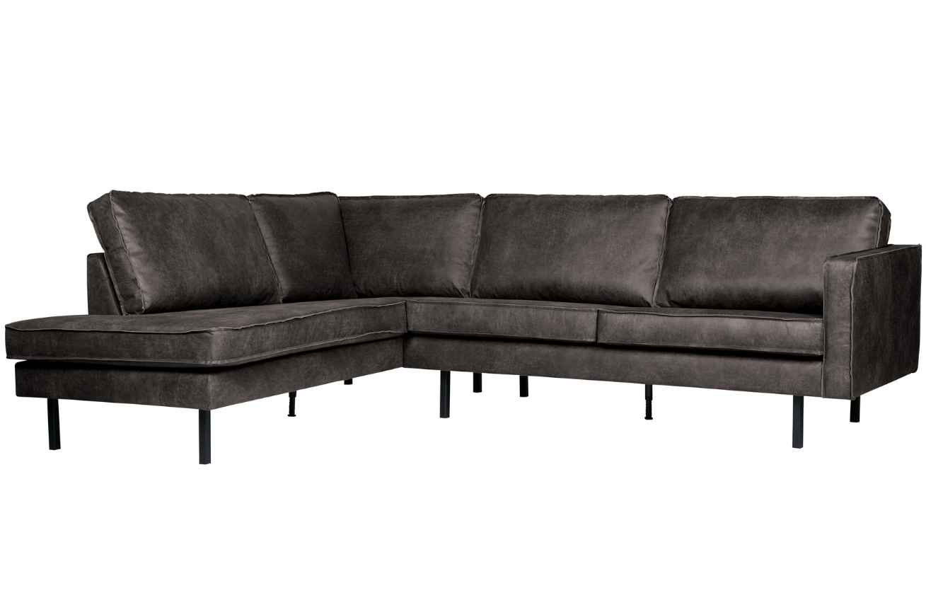 WOOOD Koženková rohová pohovka Raden 266 cm