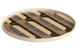 Kave Home Barevný keramický talíř Julnet 27 cm