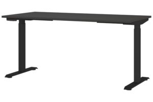 Germania Tmavě šedý výškově nastavitelný pracovní stůl Mailand 160 x 80 cm
