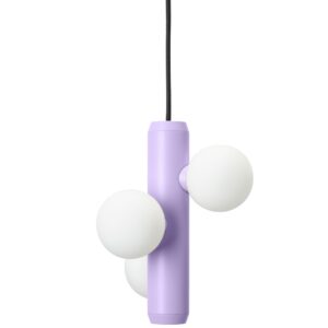 FEST Amsterdam Fialové kovové závěsné světlo Kaktee