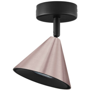 Nova Luce Mosazné kovové stropní světlo Conico