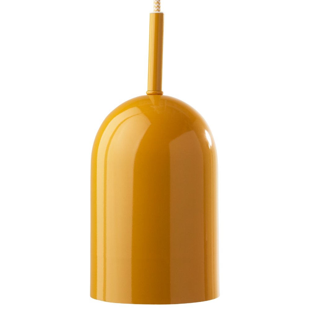 Jotex Žluté kovové závěsné světlo ARA 10 cm