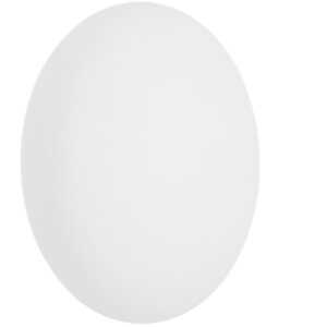 Kave Home Skleněné nástěnné světlo s černou základnou Bamila Ø 25 cm