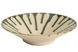 Kave Home Béžovo-zelená keramická mísa Olmera Ø 36