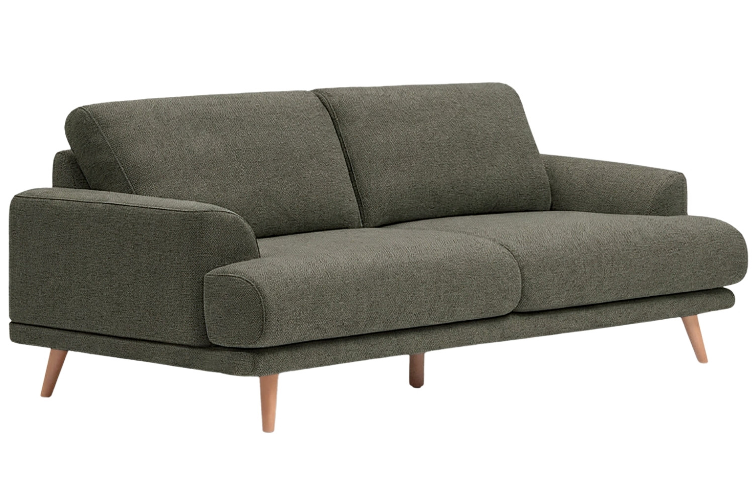 Kave Home Zelená dvoumístná pohovka Karin 211 cm