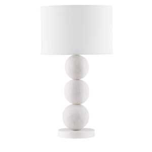 Nova Luce Bílá stolní lampa Chamois