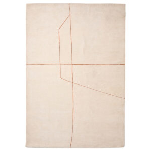 Kave Home Béžový koberec Delide 160 x 230 cm