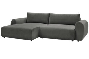 Bobochic Paris Šedá rozkládací pohovka Lucien 314 cm