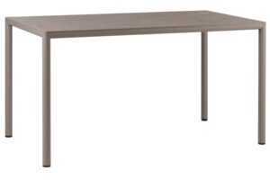 Nardi Béžovošedý zahradní stůl Piave 140 x 80 cm