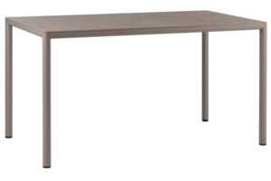 Nardi Béžovošedý zahradní stůl Piave 140 x 80 cm