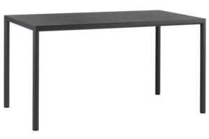 Nardi Tmavě šedý zahradní stůl Piave 140 x 80 cm