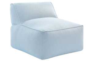 Bobochic Paris Světle modré zahradní křeslo Riviera