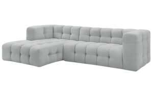 Bobochic Paris Světle šedá rohová pohovka Cloud 288 cm