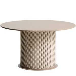 Kave Home Béžovo-šedý zahradní jídelní stůl Sedalis 135 cm