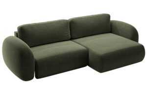 Maison Heritage Zelená rozkládací pohovka Kora 262 cm