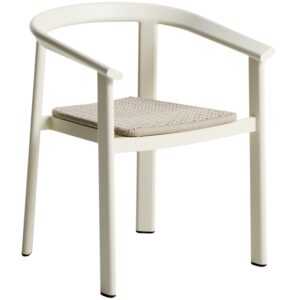 Kave Home Krémová zahradní židle s výpletem Erice