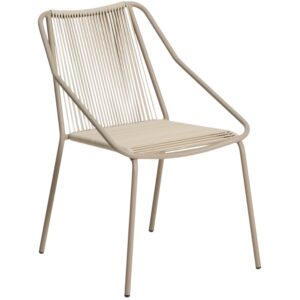Kave Home Béžová zahradní židle Zivia
