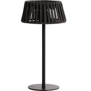 Kave Home Černá zahradní solární LED lampa Aldet