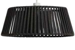 Kave Home Černé závěsné stínidlo Aldet  Ø 46 cm