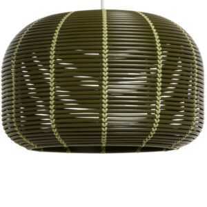 Kave Home Zelené závěsné stínidlo Garoina Ø 50 cm