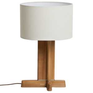 Kave Home Dřevěná stolní lampa Niani