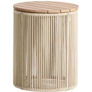 Kave Home Krémový zahradní stolek Dandara 40 cm