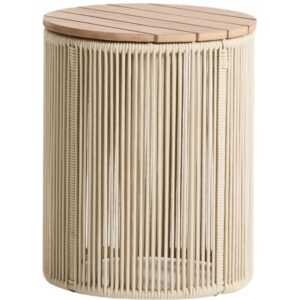 Kave Home Krémový zahradní stolek Dandara 40 cm