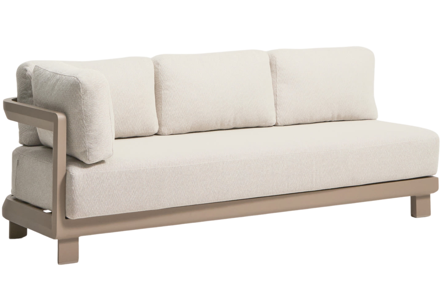 Kave Home Béžový zahradní modul Nerano 208 cm