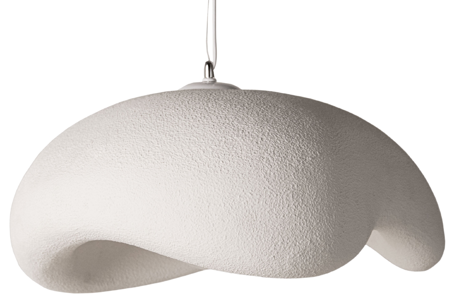 Micadoni Bílé závěsné světlo Berta 60 cm