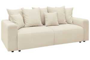 Bobochic Paris Béžová manšestrová rozkládací pohovka Envy 245 cm