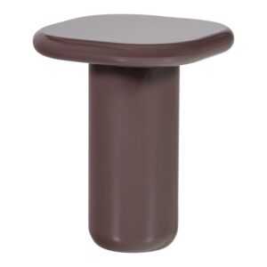 WOOOD Hnědý lakovaný odkádací stolek Zava 50 x 50 cm