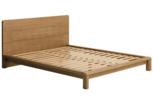 Kave Home Dubová dvoulůžková postel Arelida 160 x 200 cm