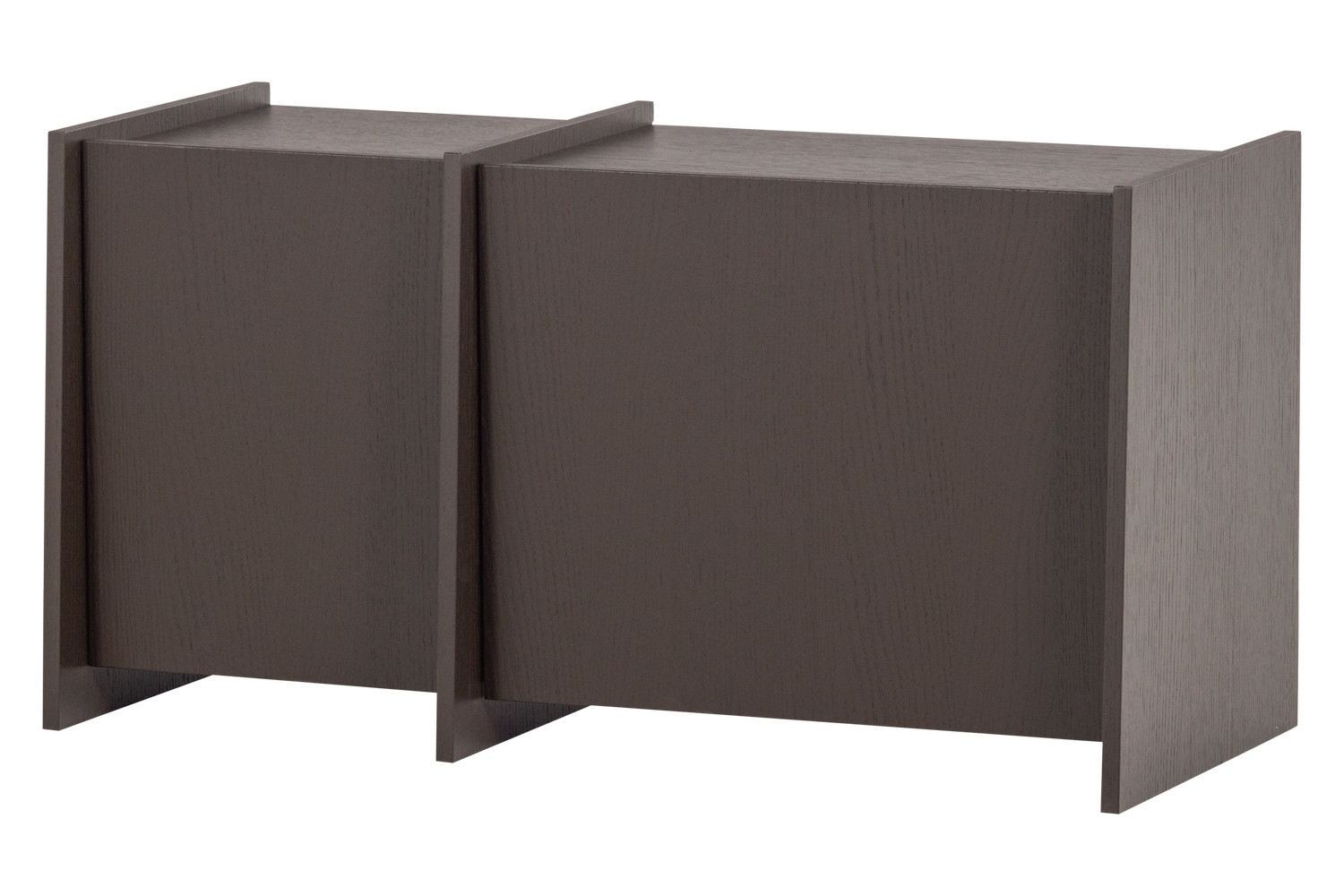 WOOOD Hnědý dřevěný TV stolek Brock 102 x 44 cm