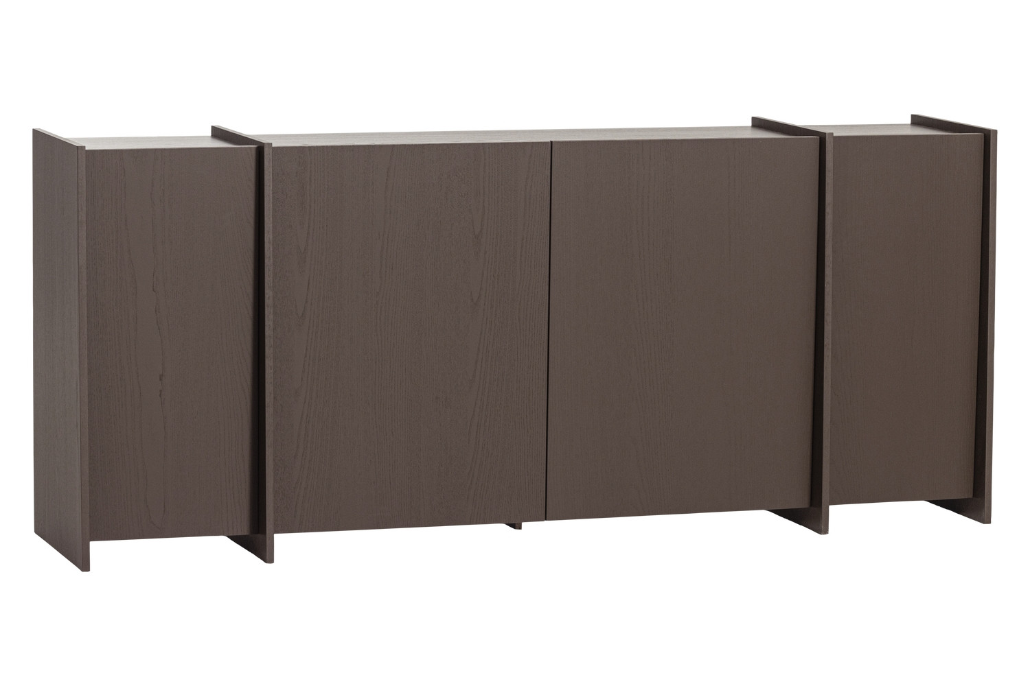 WOOOD Hnědá dřevěná komoda Brock 200 x 44 cm